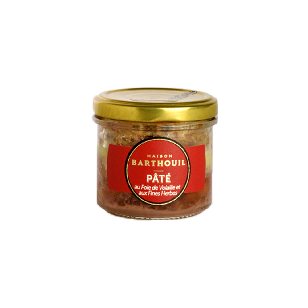 PATE HIGADO AVE F/HIERBAS 100G BARTHOUIL CRISTAL