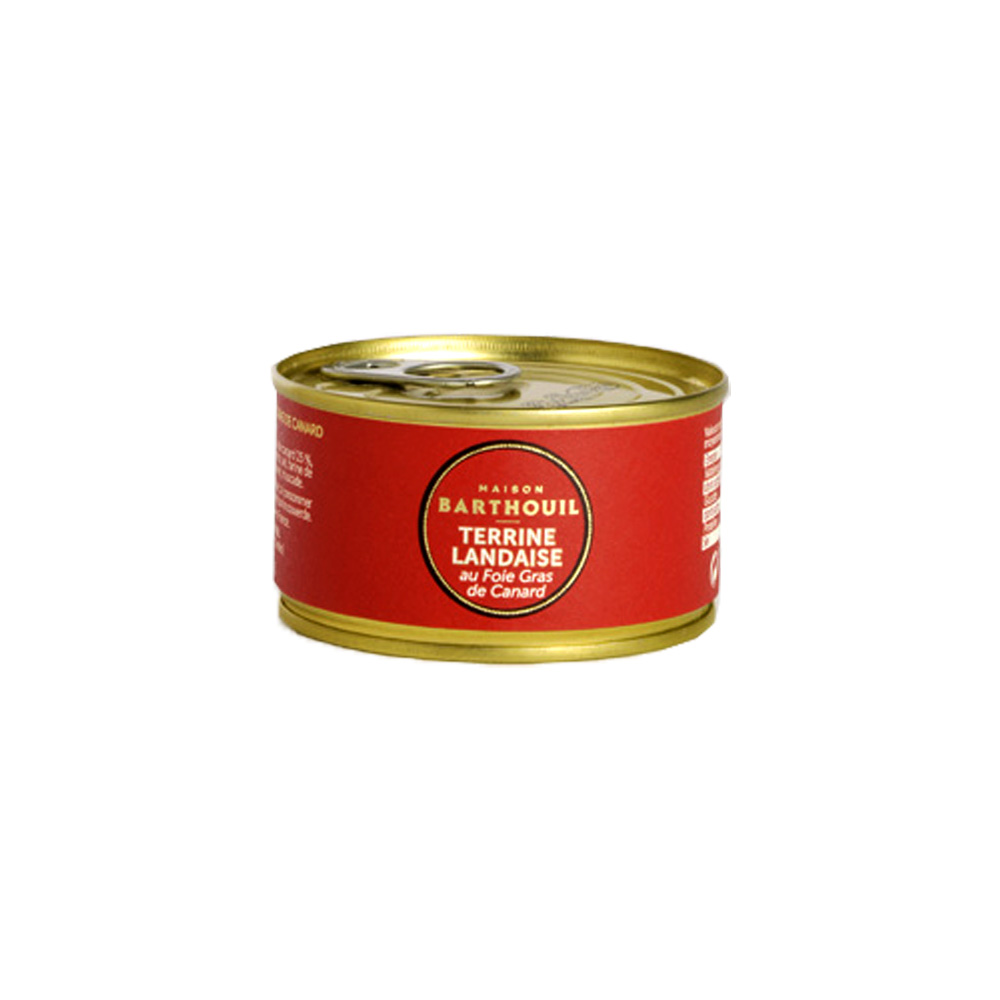 PATE LANDAIS 25% FOIE PATO 130 G BARTHOUIL LATA