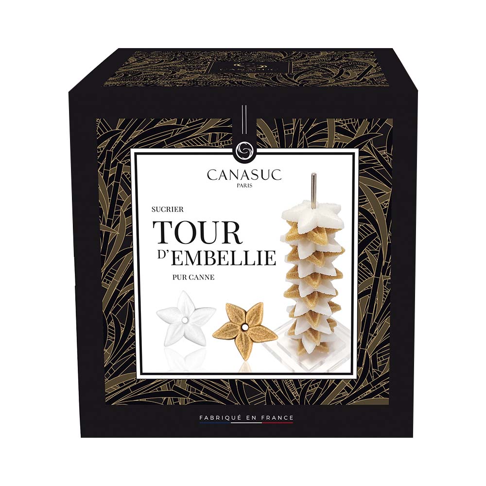 Azúcar Caña LA TOUR Mini Flores (+STAND) 170g CANASUC