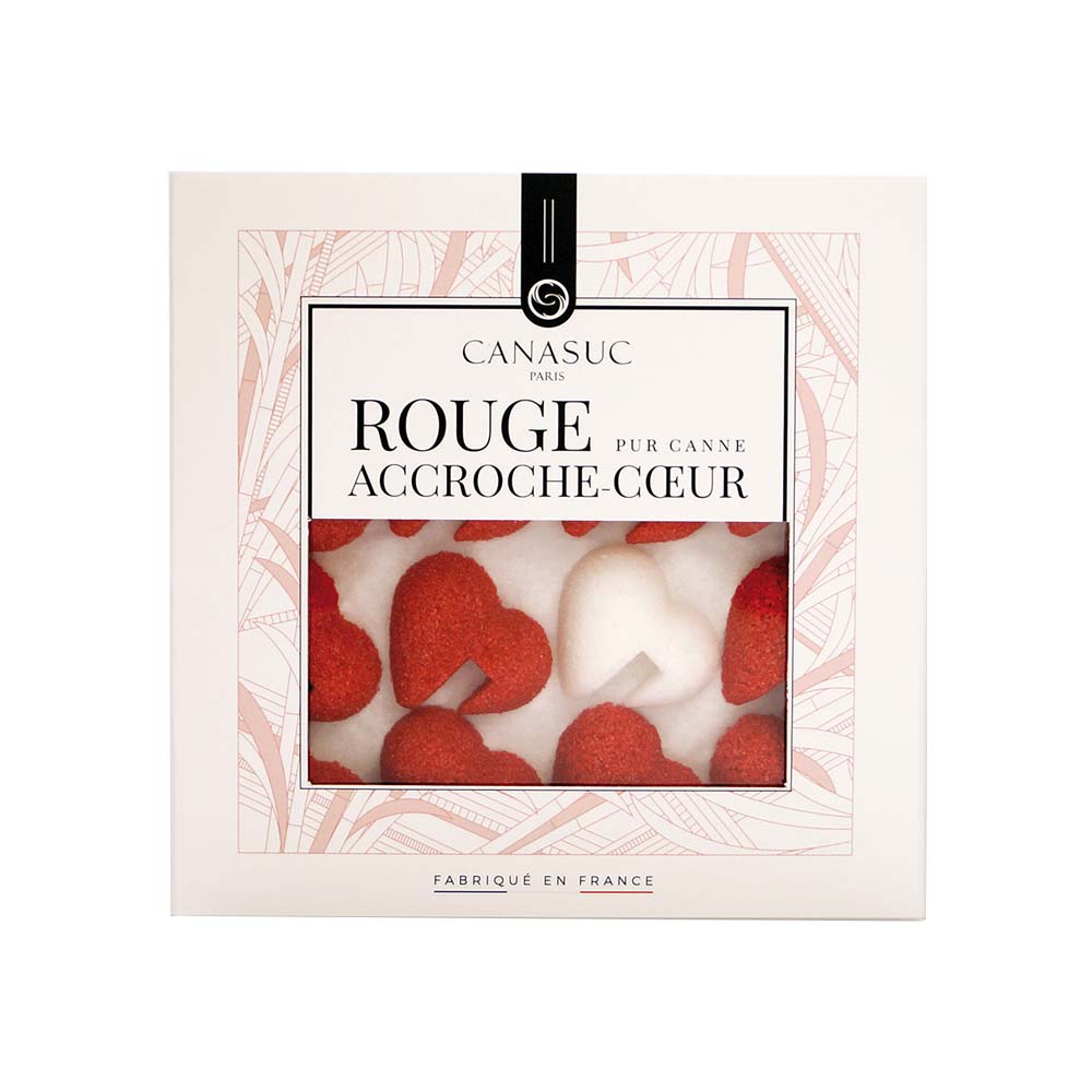 Azúcar Caña BESOS CORAZONES ROJOS (CajaVent) 115g CANASUC