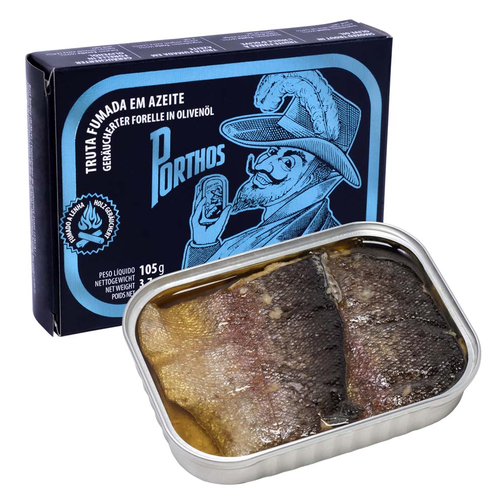 Trucha Ahumada en Ac. Oliva 105g PORTHOS Smoked