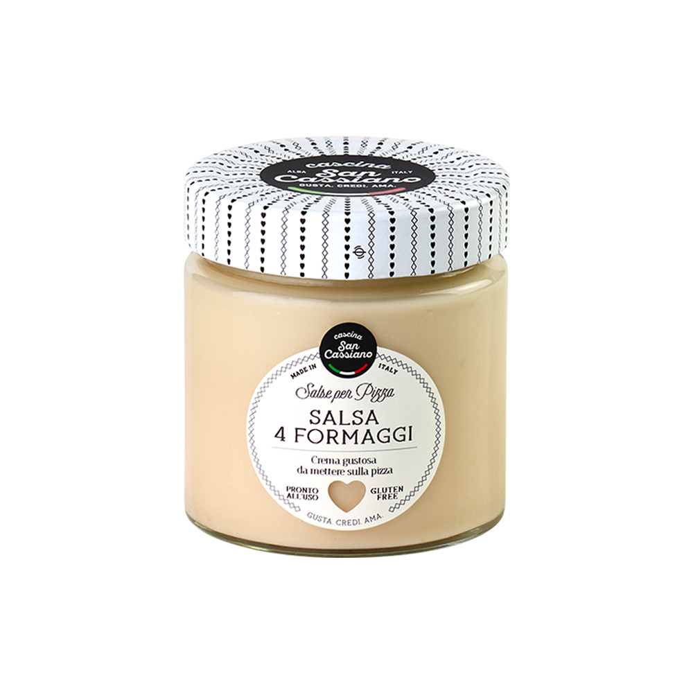 Salsa Cuatro Quesos 190g CASCINA SAN CASSIANO