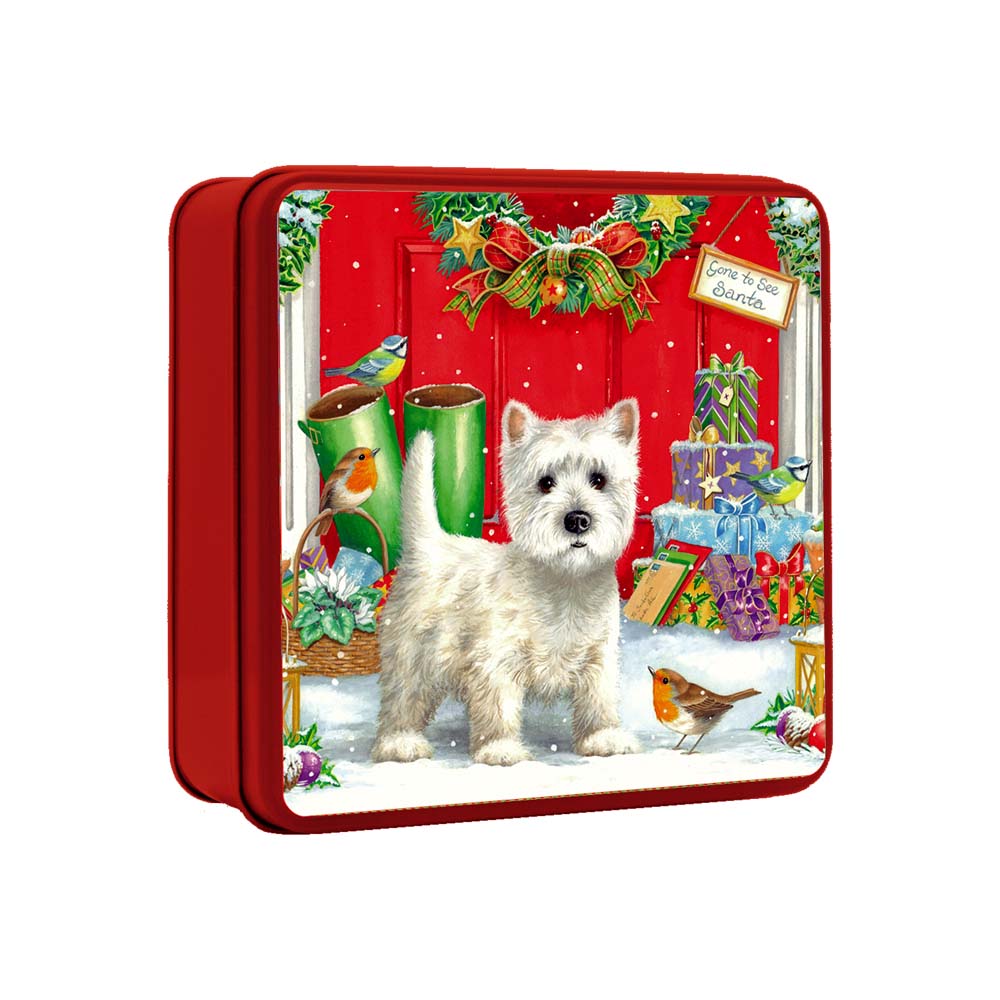 SCOTTIE DOG NAVIDAD Lata Galletas 160G GRANDMA WILDS
