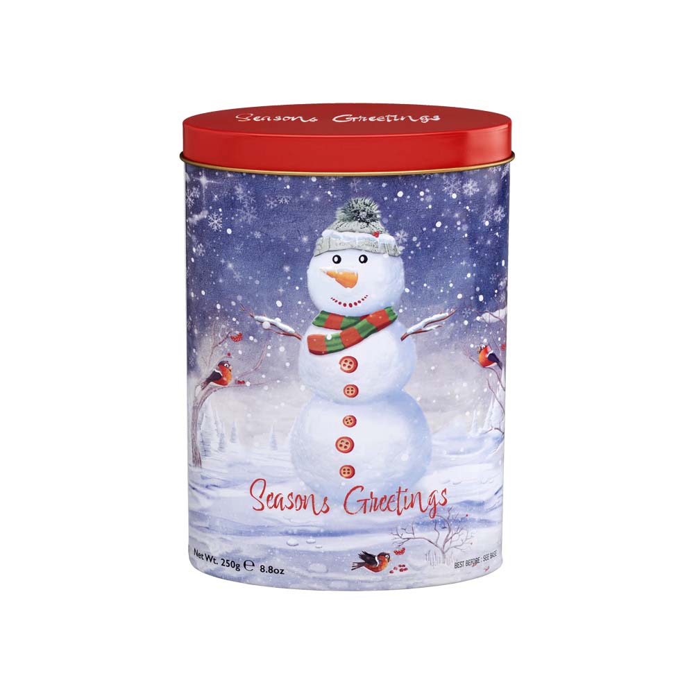LATA MUÑECO DE NIEVE 250g CARAMELOS GARDINERS