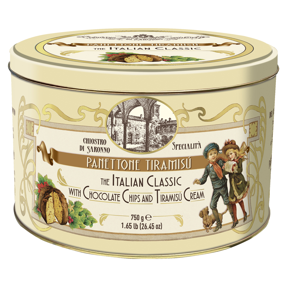PANETTONE TIRAMISU LATA 750g Chiostro