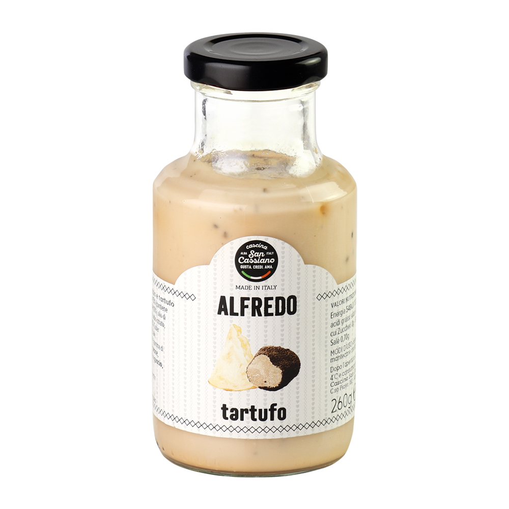 Salsa Alfredo con Trufa Negra 260g CASCINA SAN CASSIANO