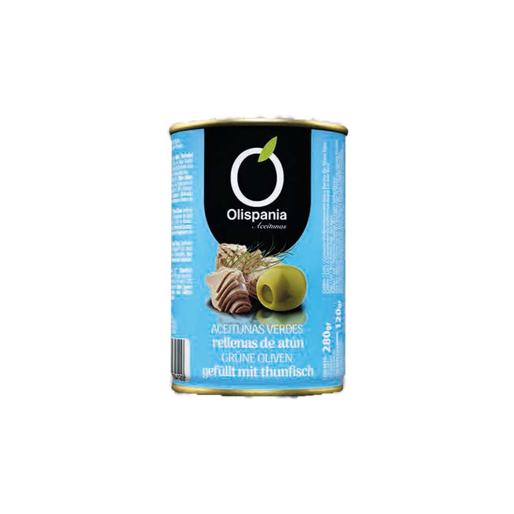 Aceitunas Rellenas Atún 120g 240/260 Olispania