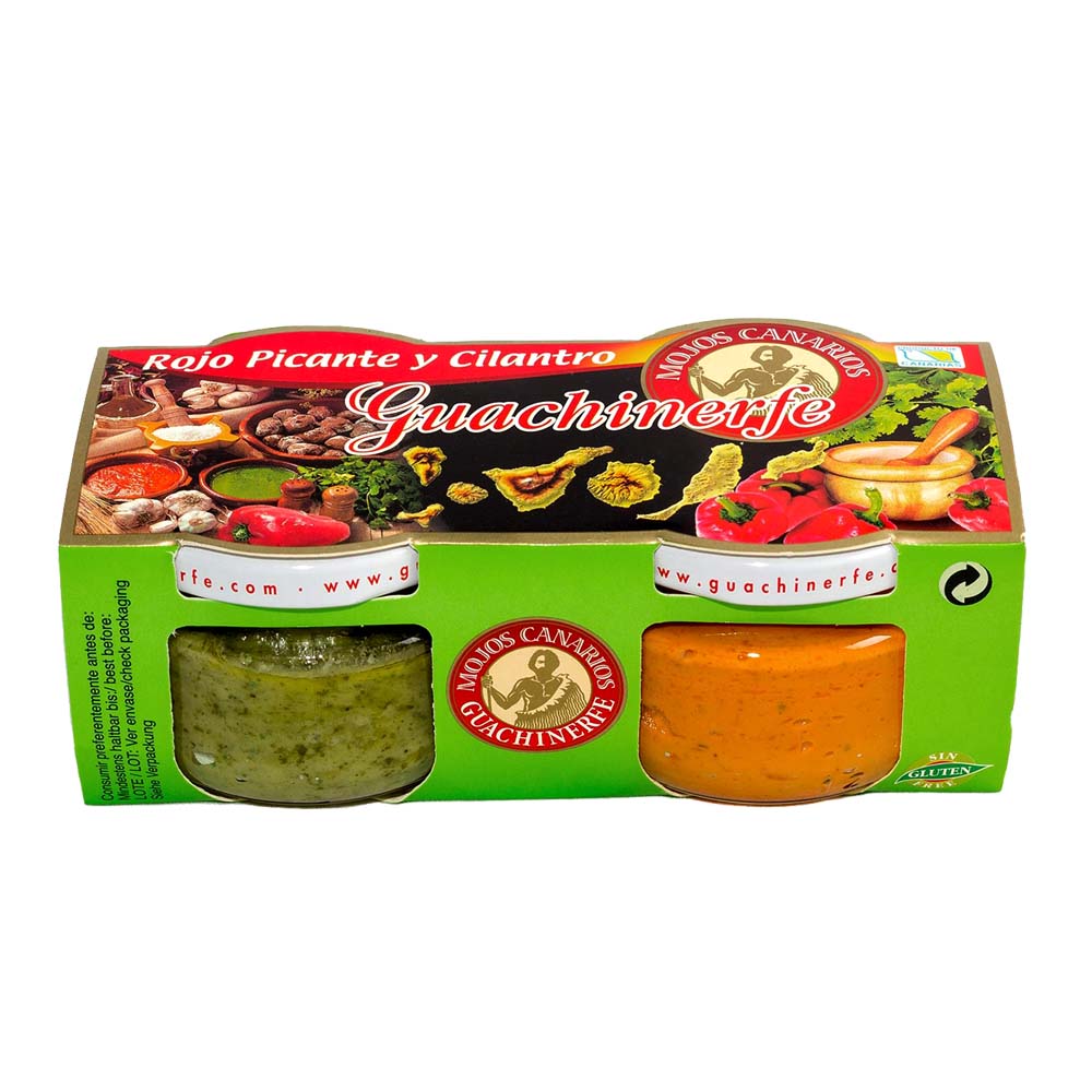 Mojo Rojo Picante y Mojo Cilantro Pack 2x110g GUACHINERFE