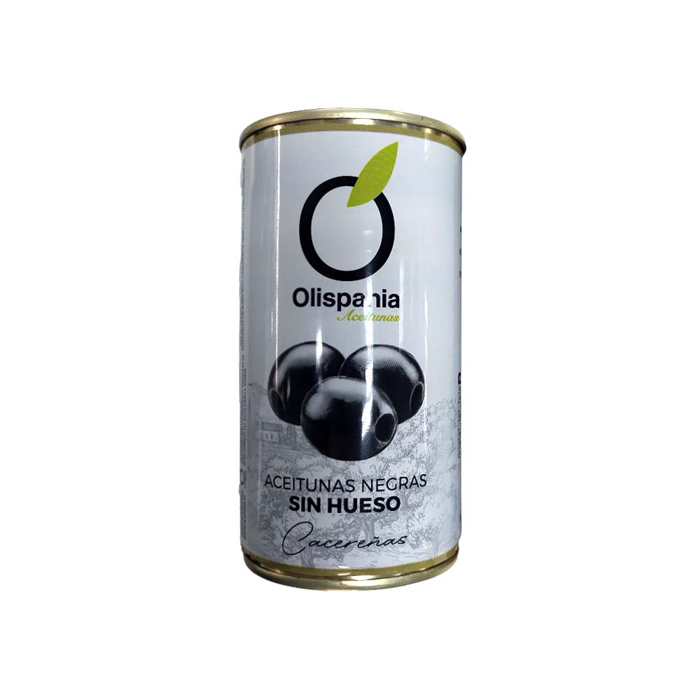 Aceitunas Negras Cacereñas 150g S/H 200/220 Olispania