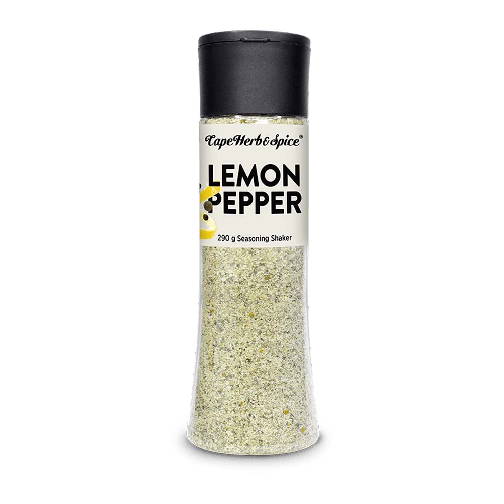 LEMON &amp; BLACK PEPPER SAZONADOR 290g CAPE HERB &amp; SPICE