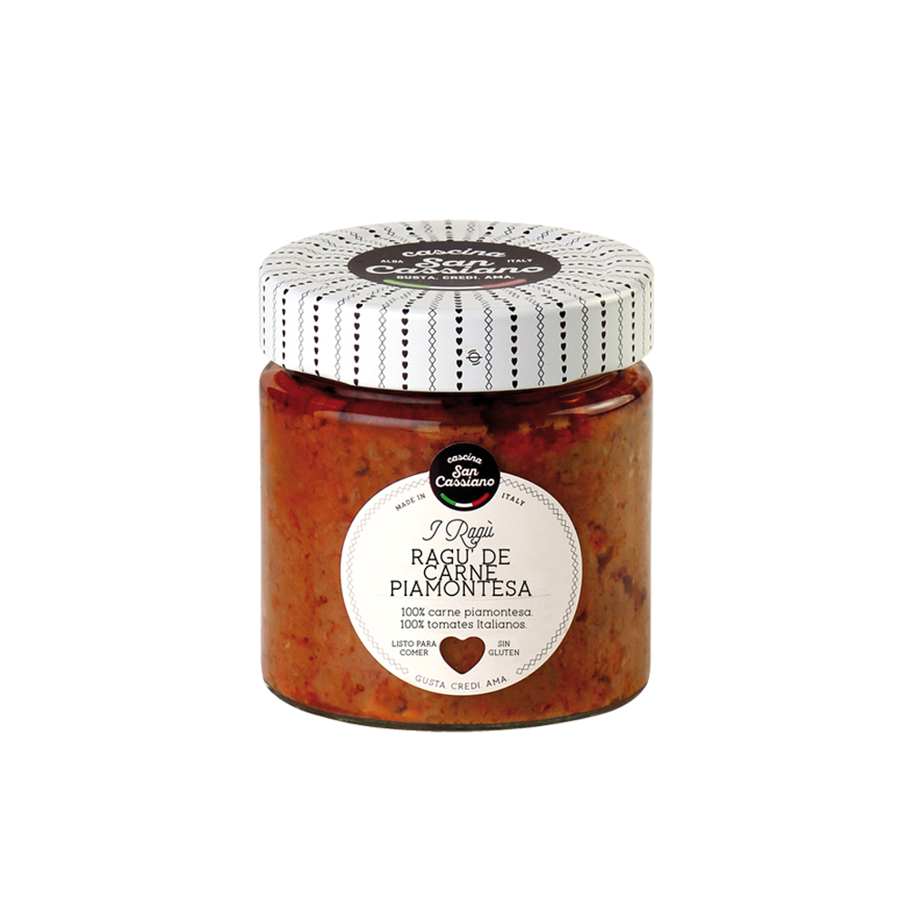 Ragú de Carne Piamontesa 140g Cascina San Cassiano