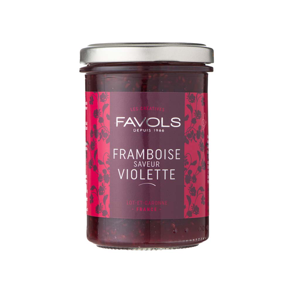 Mermelada de Frambuesa y Violeta 250g FAVOLS