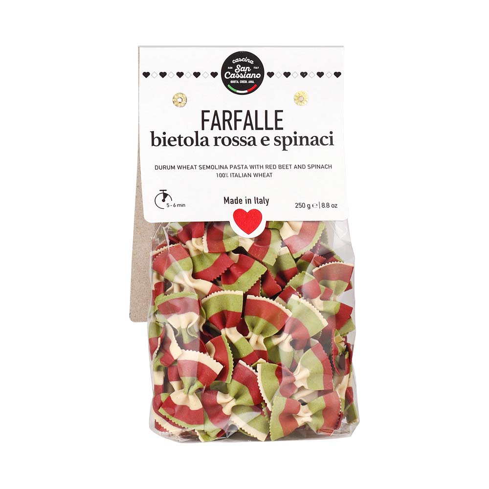 Farfalle Tricolore "Italia" 250g CASCINA SAN CASSIANO