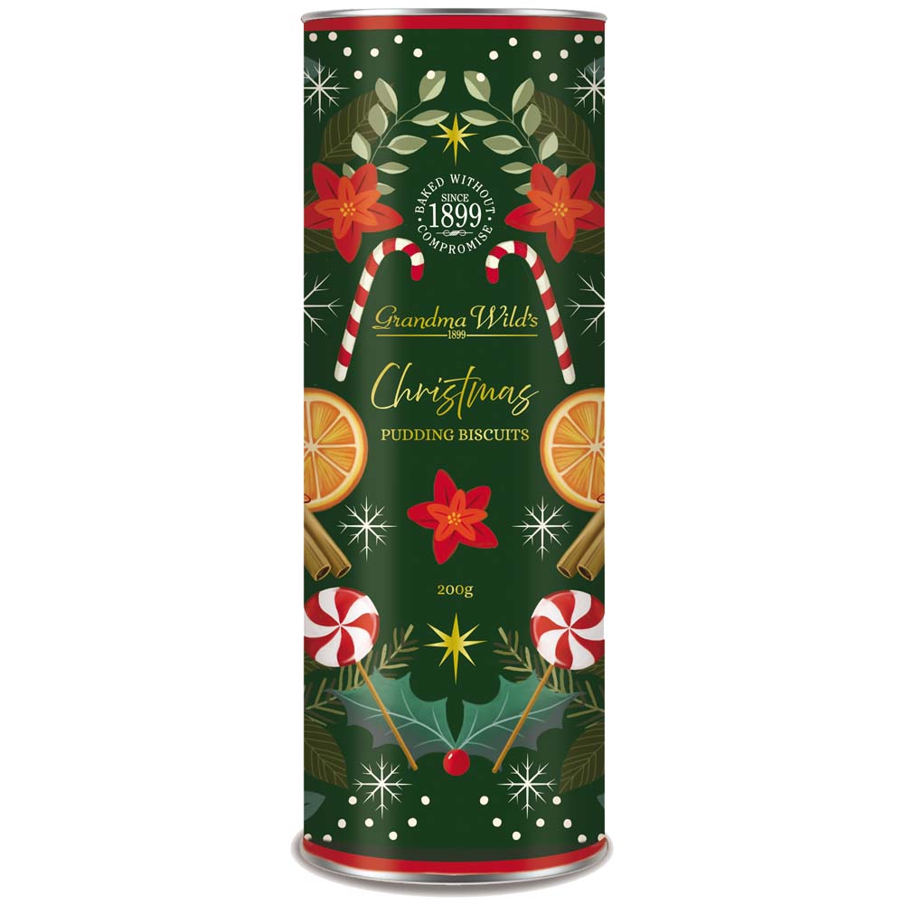 TUBO GALLETAS CANDY CANE 200G GRANDMA