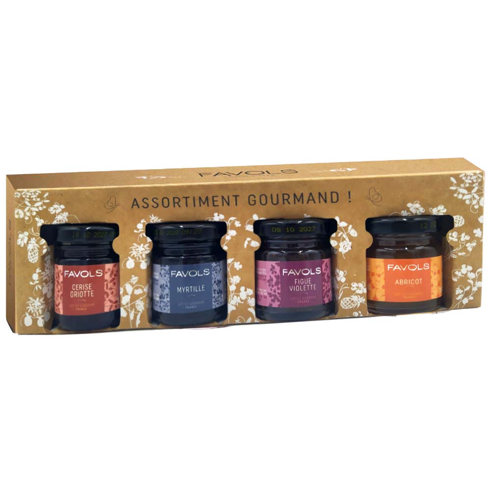 Cofre Selección Mermeladas 4x42g FAVOLS