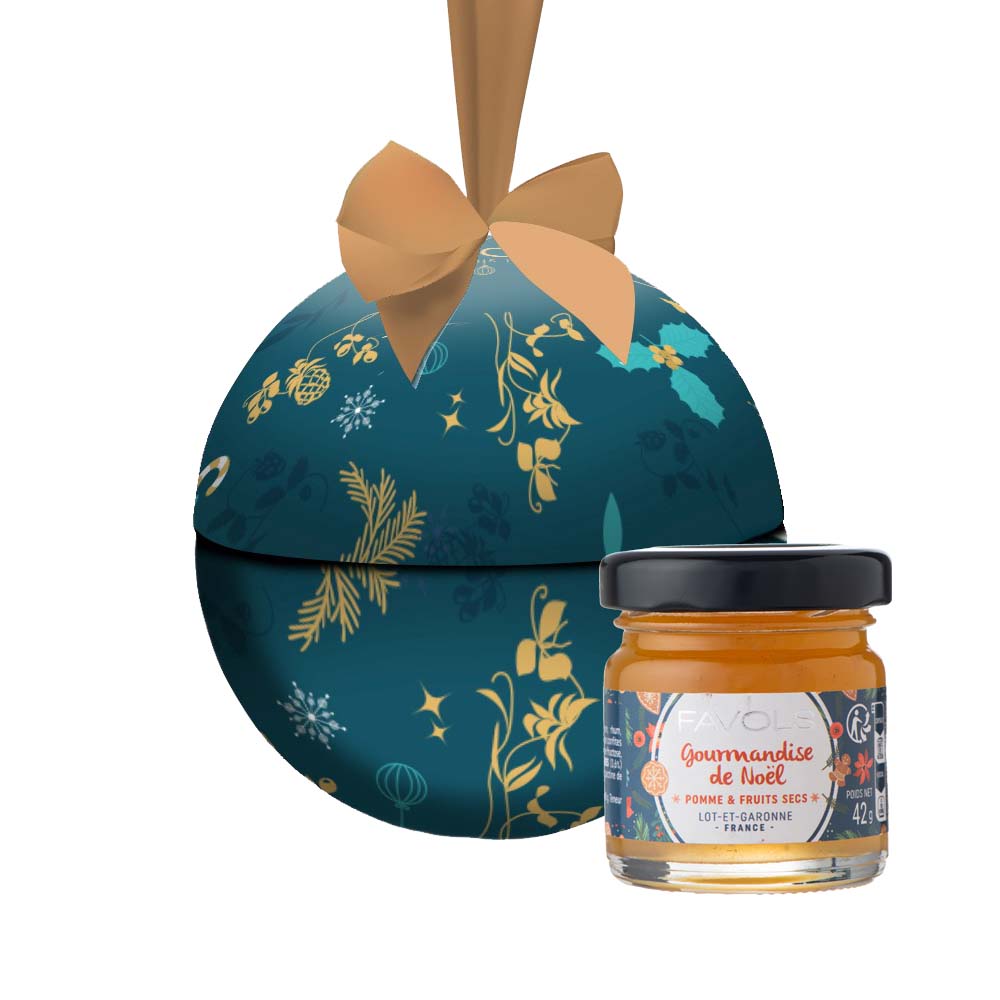 Bola de Navidad Mermelada Gourmandise Noel 42g FAVOLS