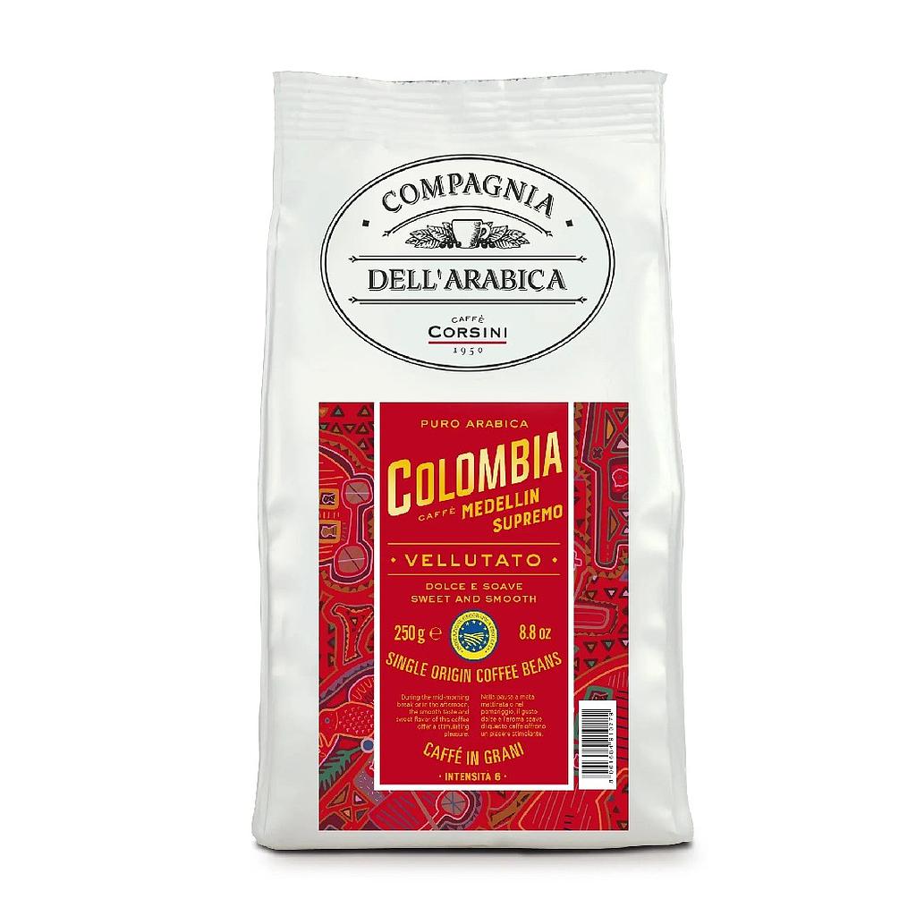 COLOMBIA MEDELLIN CAFE GRANO 250g. 100% ARABICA