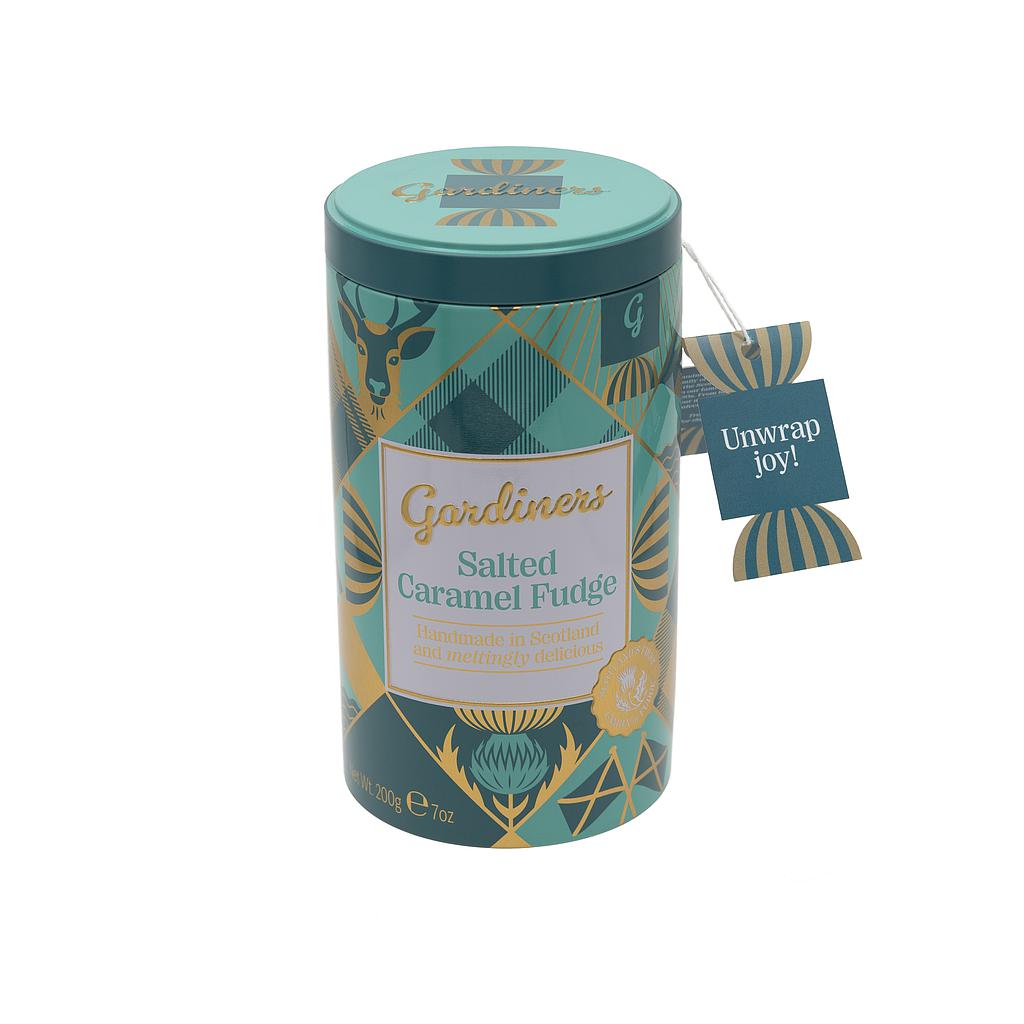 LATA TARTAN CARAMELO SALADO 200G CARAMELOS GARDINERS