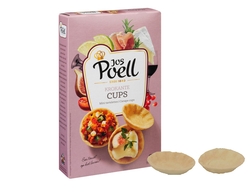 MINI TARTARETAS 72 g. ESTUCHE 24 pzs JOS POELL