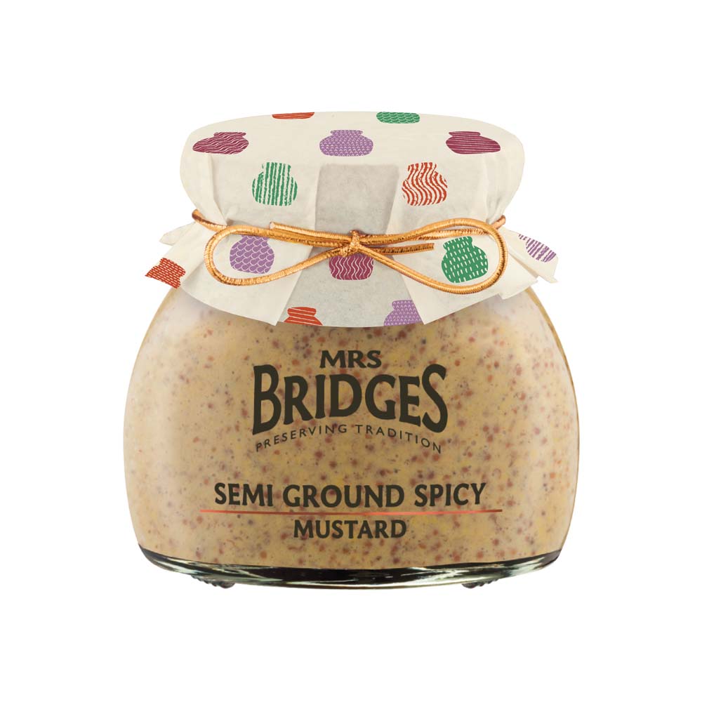 MOSTAZA SEMI PICANTE GRANO 200g Mrs Bridges