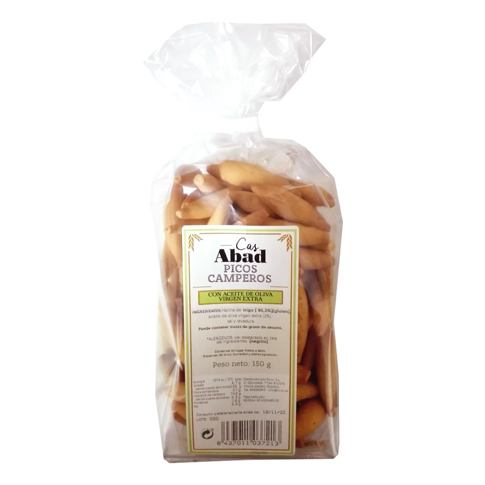 PICOS CAMPEROS AL OLIO OLIVA V.E. 150 G CASABAD