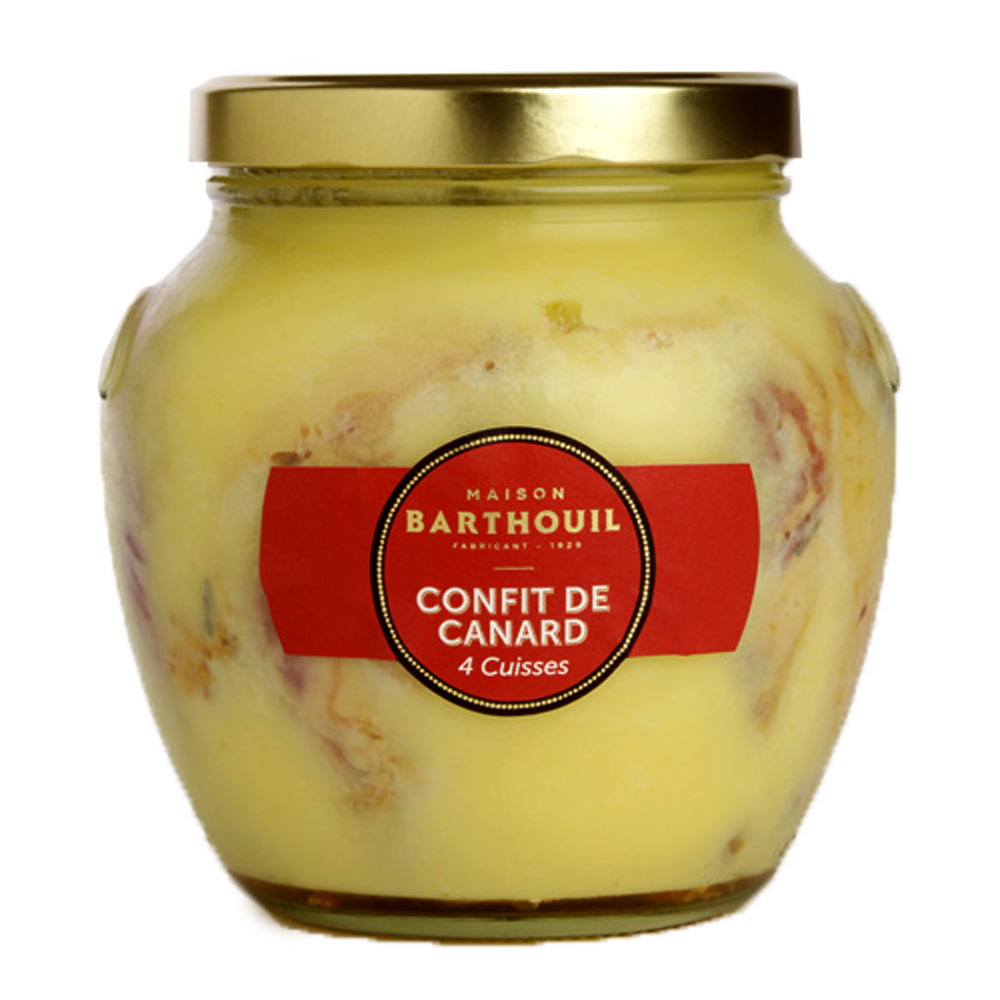 CONFIT PATO 4 MUSLOS 1470 G BARTHOUIL