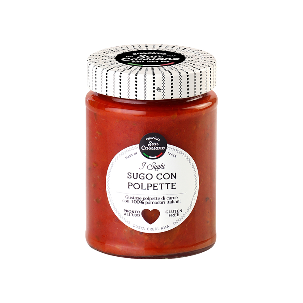 Salsa Tomate con Albondigas (Polpette) 290g CASCINA SAN CASSIANO