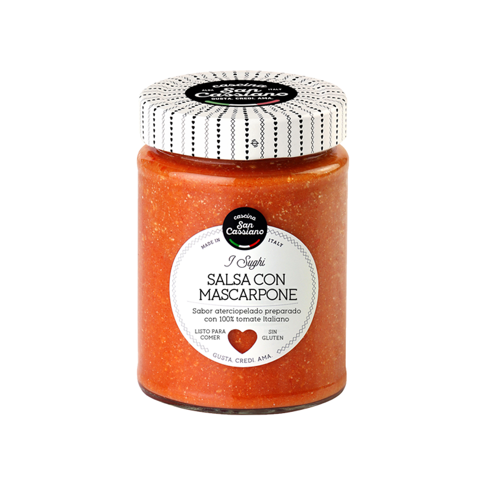 Salsa Tomate con Mascarpone 290g CASCINA SAN CASSIANO