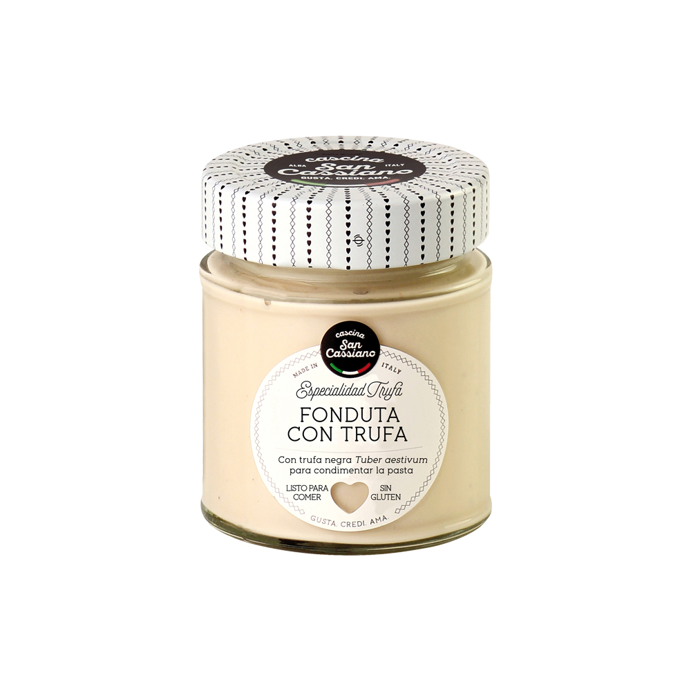 Crema Queso Fonduta al Tartufo 140g CASCINA SAN CASSIANO