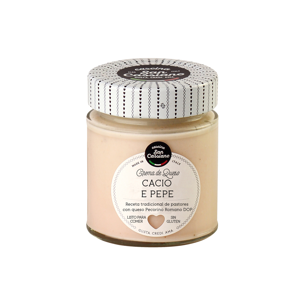 Crema Queso CACIO e PEPE 150g CASCINA SAN CASSIANO
