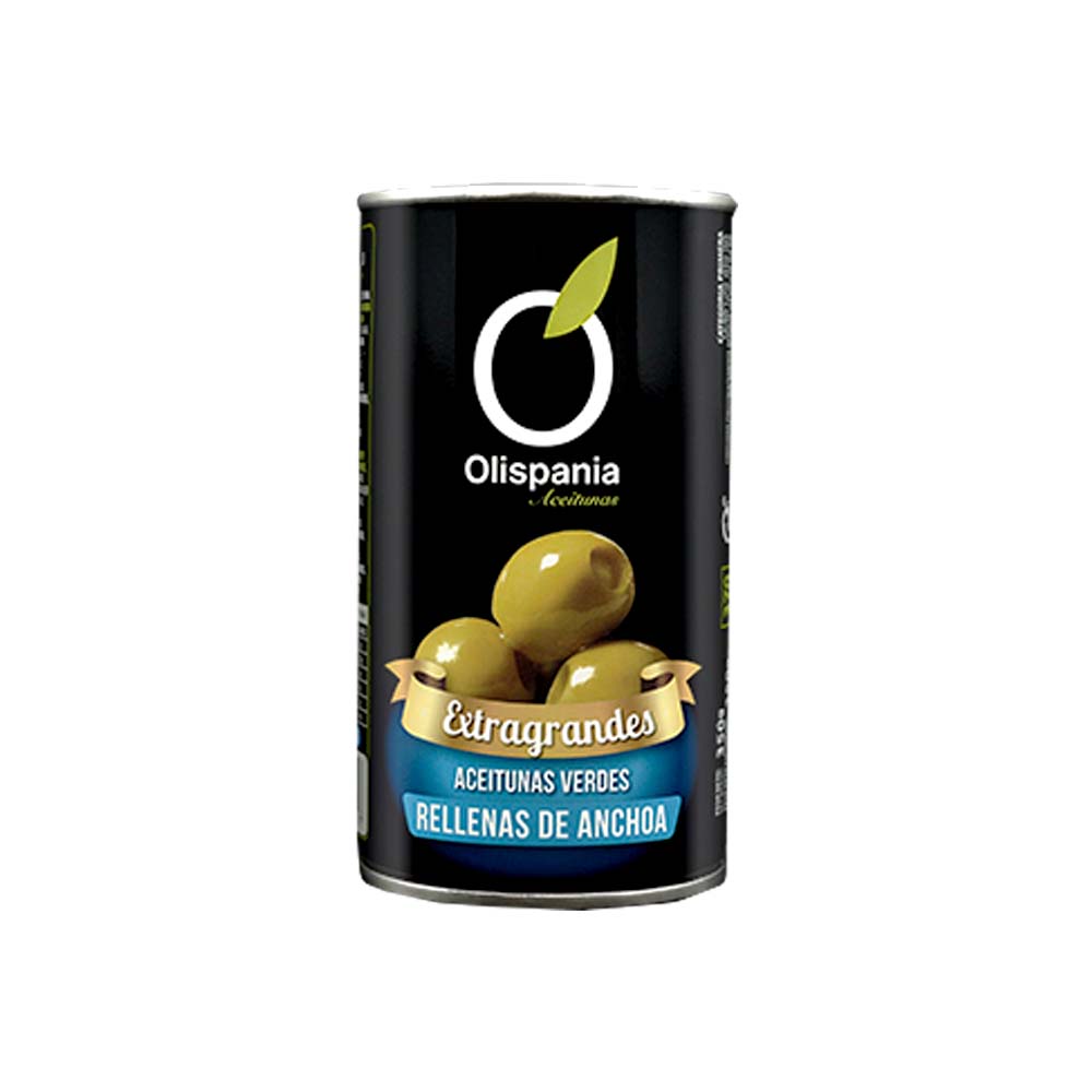 Aceitunas Rellenas Anchoa 150g 160/200 Olispania